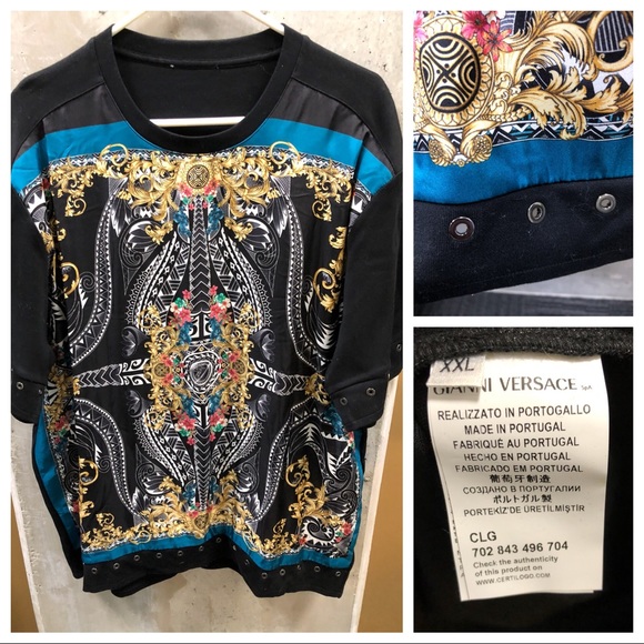 versace shirt xxl